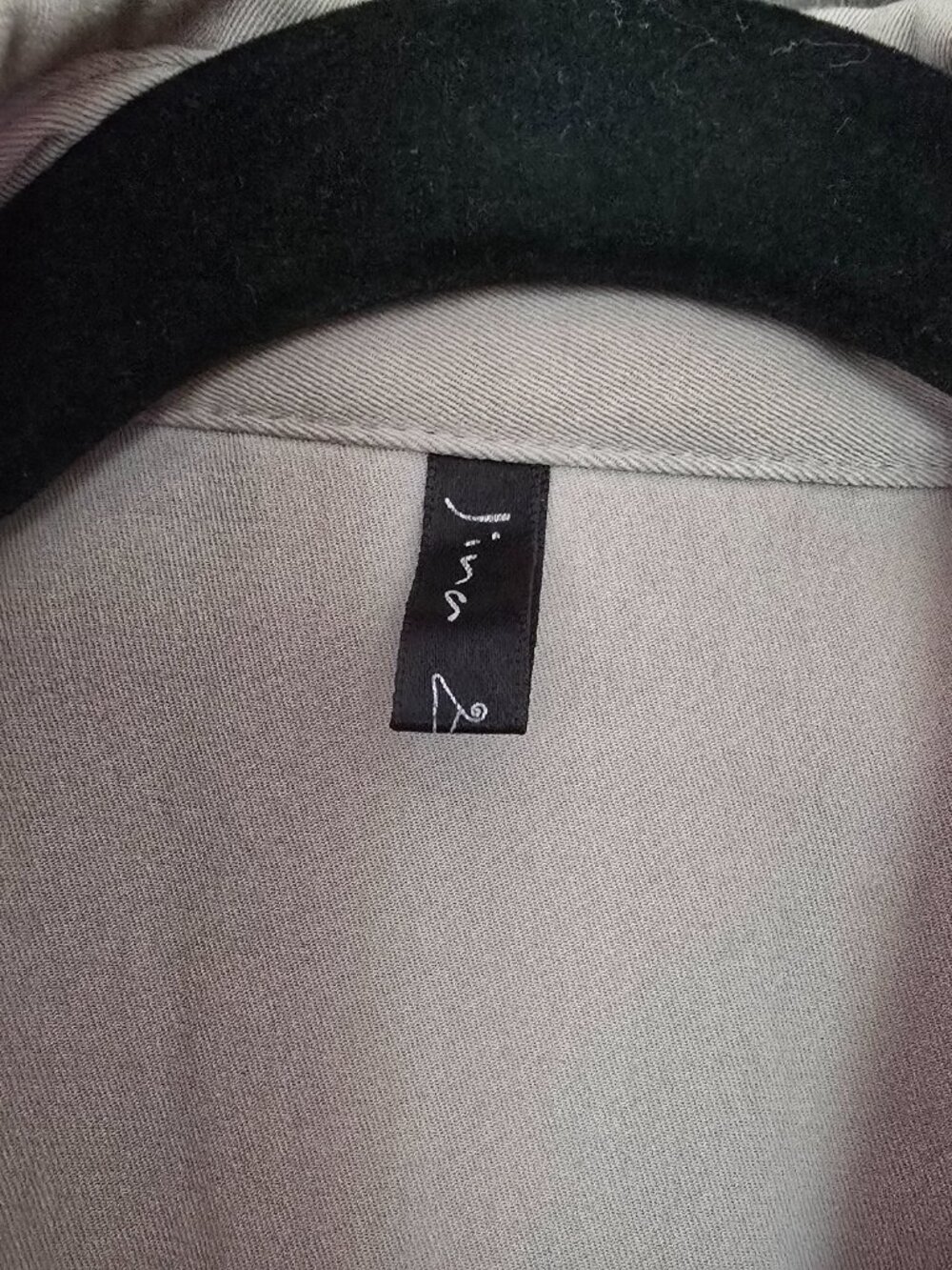 Vintage Camel Beige Trench Coat Cape Poncho Jacket Double Breasted Belted S M - Picture 2 of 6